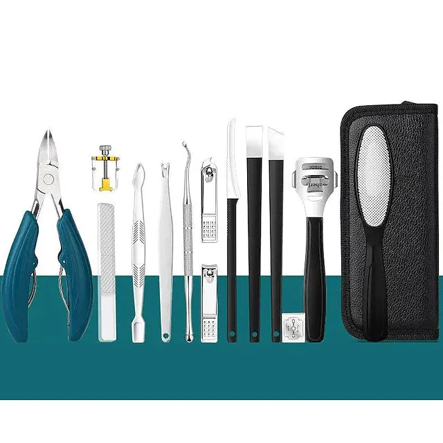 15-Piece: Nail Clipper Pedicure Set