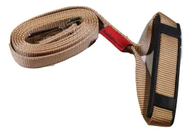 1" x 5.5 Ft Tan Pet Leash with Snap Hook and Comfort Hand Grip | PL105SNTNG