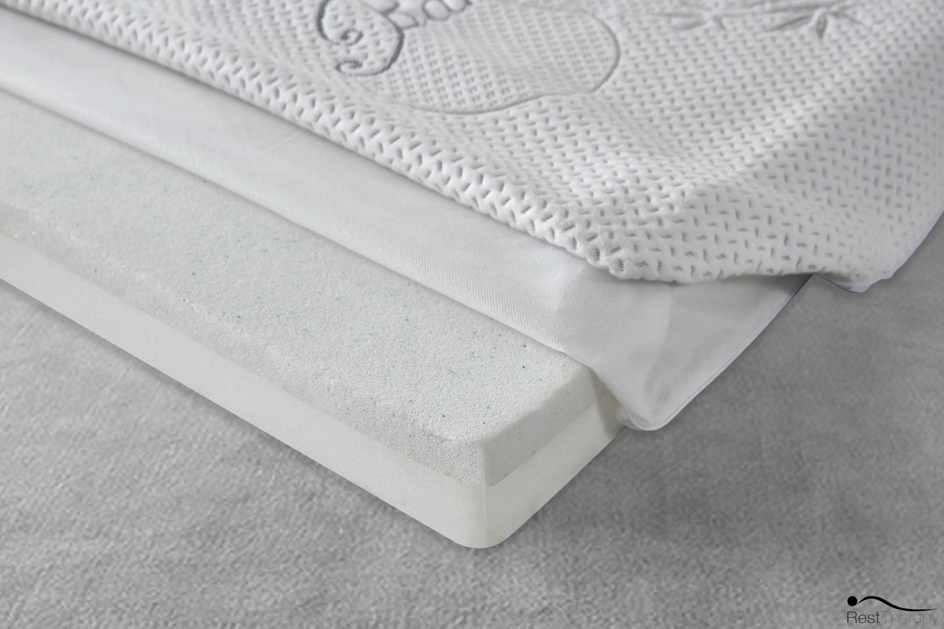 3 Inch Invigorate Bamboo Cool Gel Memory Foam Dog or Cat Bed Pet Mattress - Available in 3 Sizes