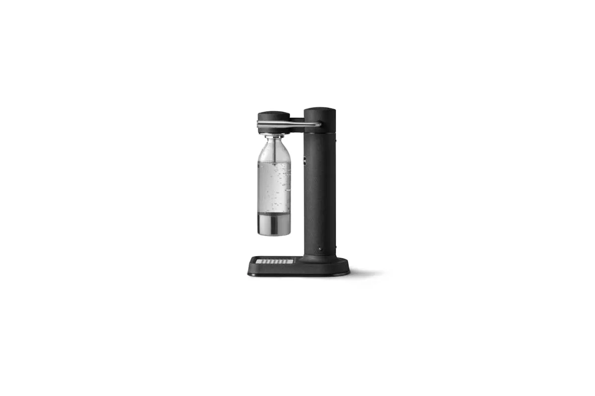 Aarke Carbonator 3 Sparkling Water Maker & CO2 Cylinder | Matte Black