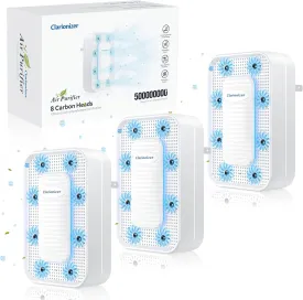 Air Ionizers for Home (3 Pack), Upgraded Plug In Air Purifier, Negative ion purifier, Air Freshener For Bedroom, Kitchen, Office, Dust, Smoke Smell