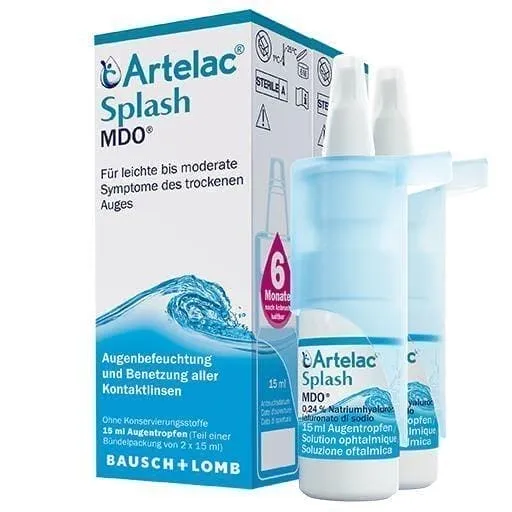 ARTELAC SplashMDO hyaluronic acid eye drops