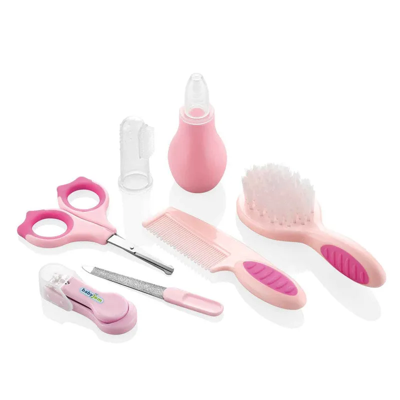 Babyjem 7-Piece Baby Grooming Set for Babies, Newborn, Blue, 0 Months 