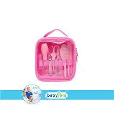 Babyjem 7-Piece Baby Grooming Set for Babies, Newborn, Blue, 0 Months 