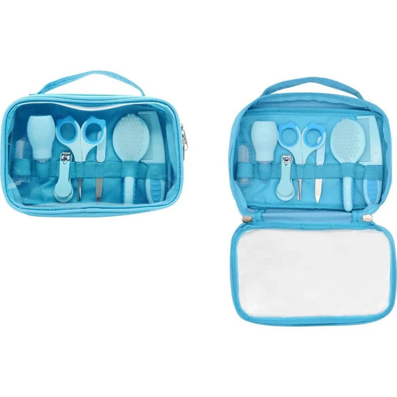 Babyjem 7-Piece Baby Grooming Set for Babies, Newborn, Blue, 0 Months 