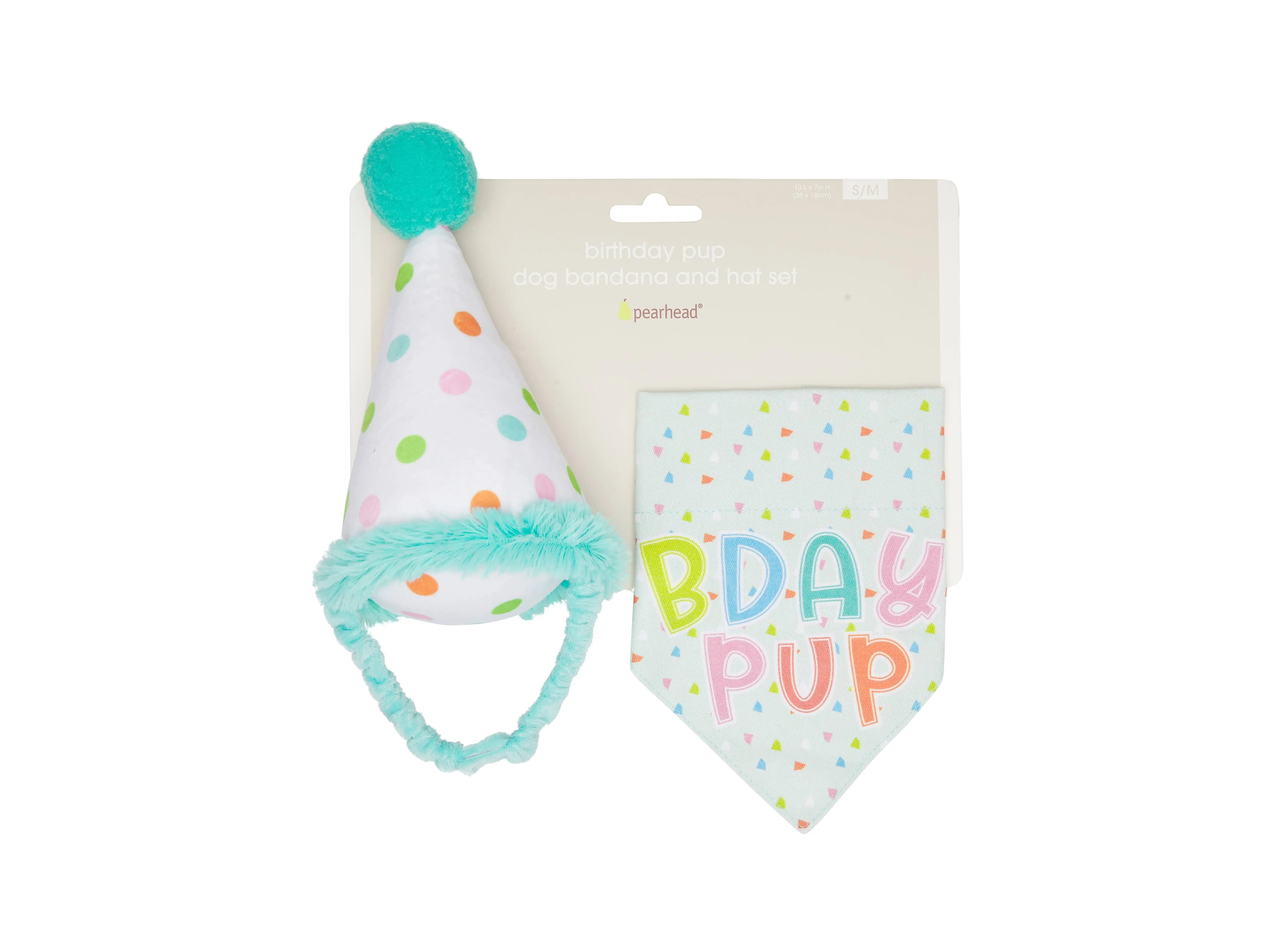 Birthday Pup Bandana Hat Set