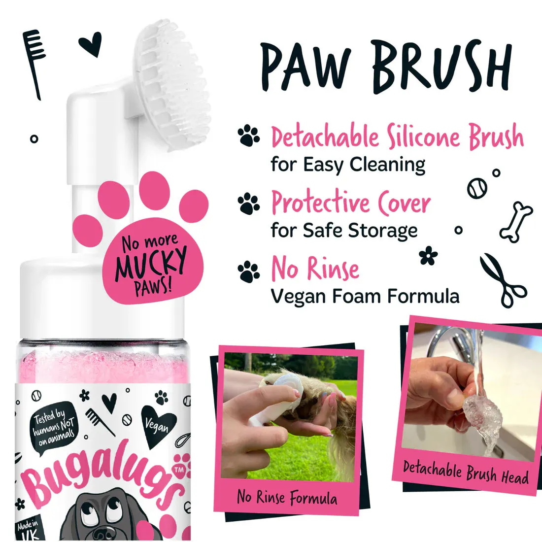 Bugalugs Baby Fresh No Rinse Paw Cleaner 200ml