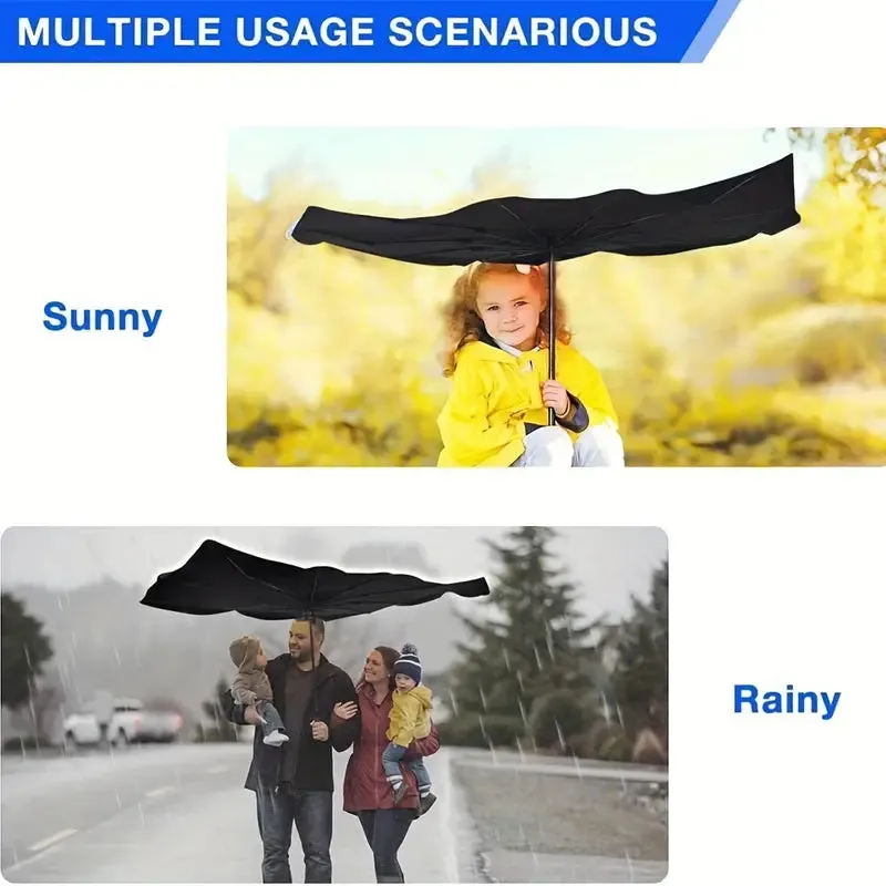 Car Windshield Sun Shade UV Rays and Heat Sun Visor Protector Foldable Reflector Umbrella