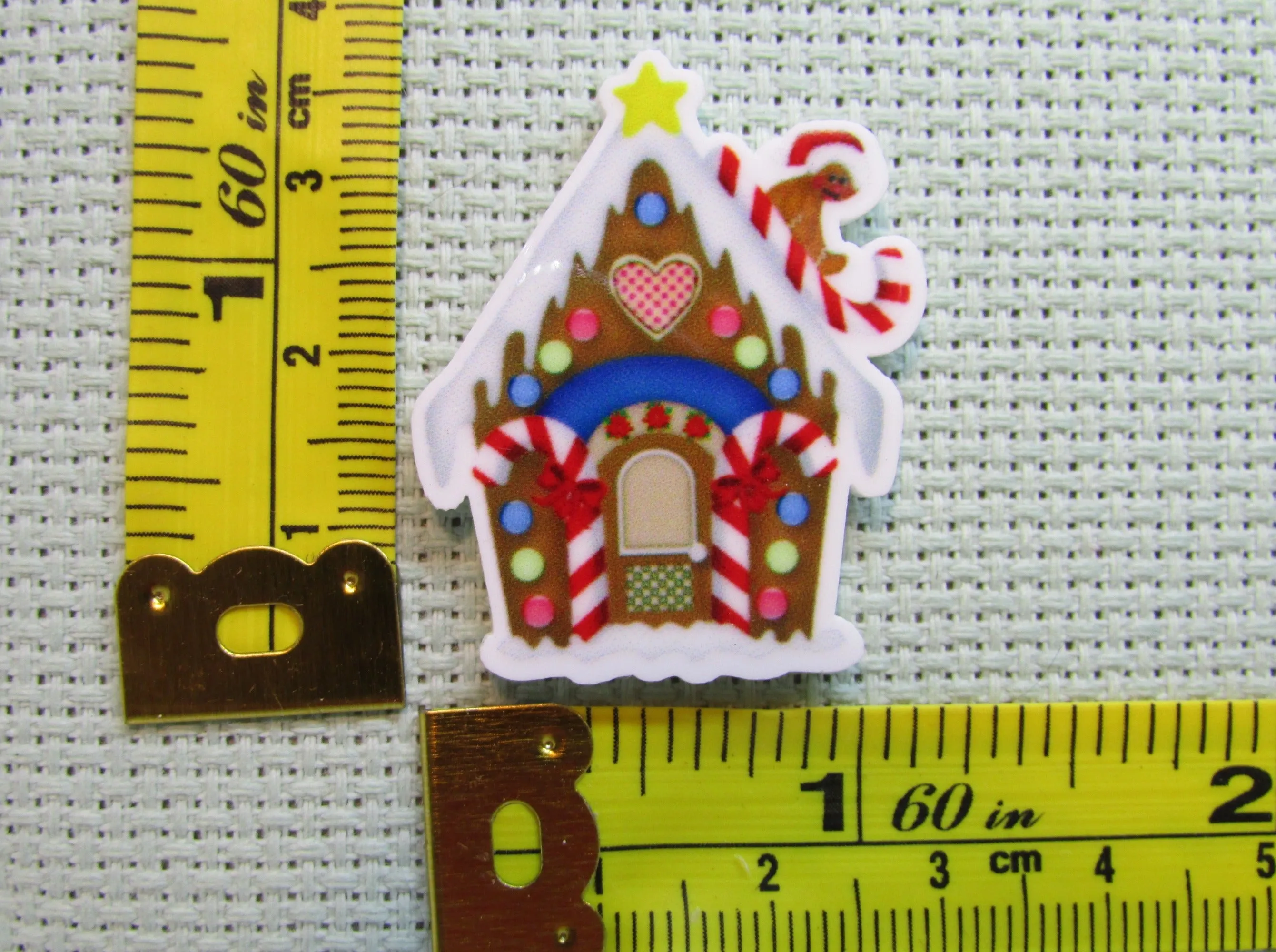 Christmas Gingerbread House Needle Minder, Cover Minder, Magnet