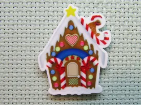 Christmas Gingerbread House Needle Minder, Cover Minder, Magnet