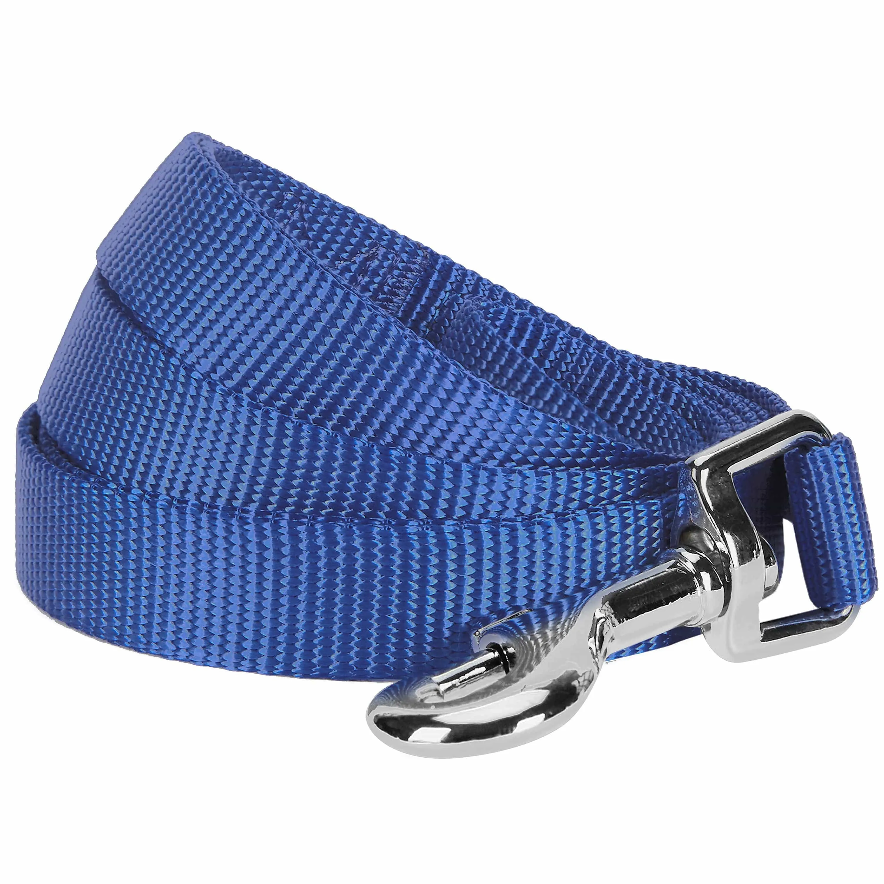 Classic Solid Color Dog Leash, Blue