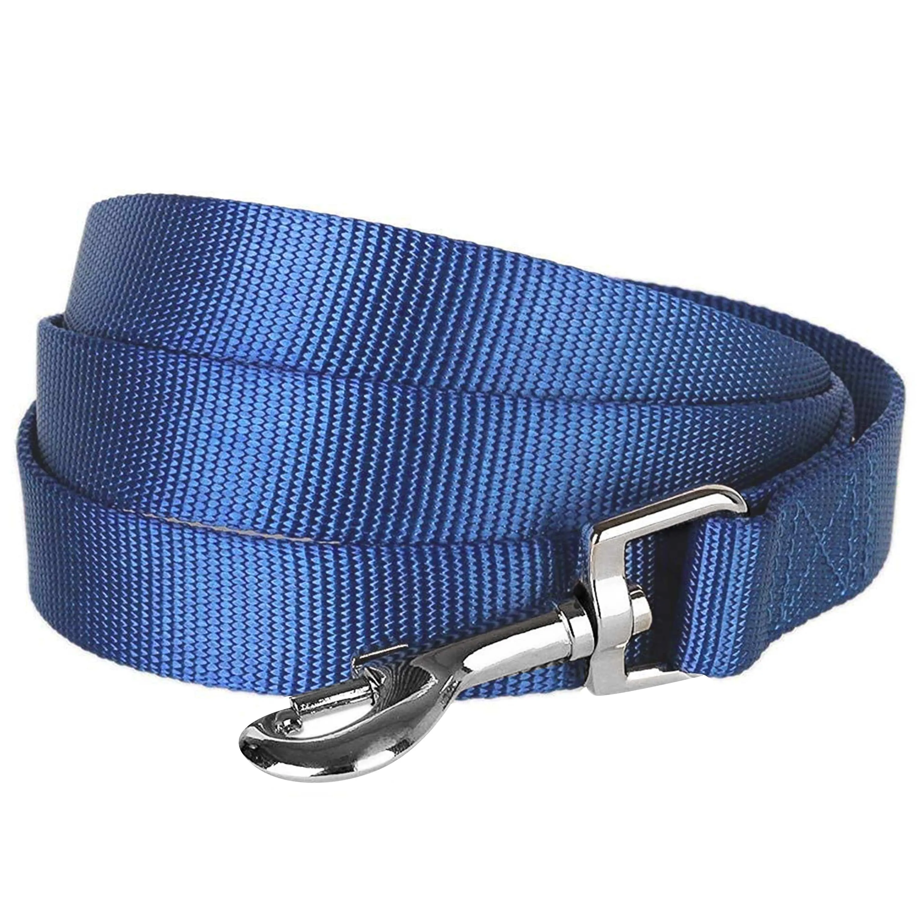 Classic Solid Color Dog Leash, Blue