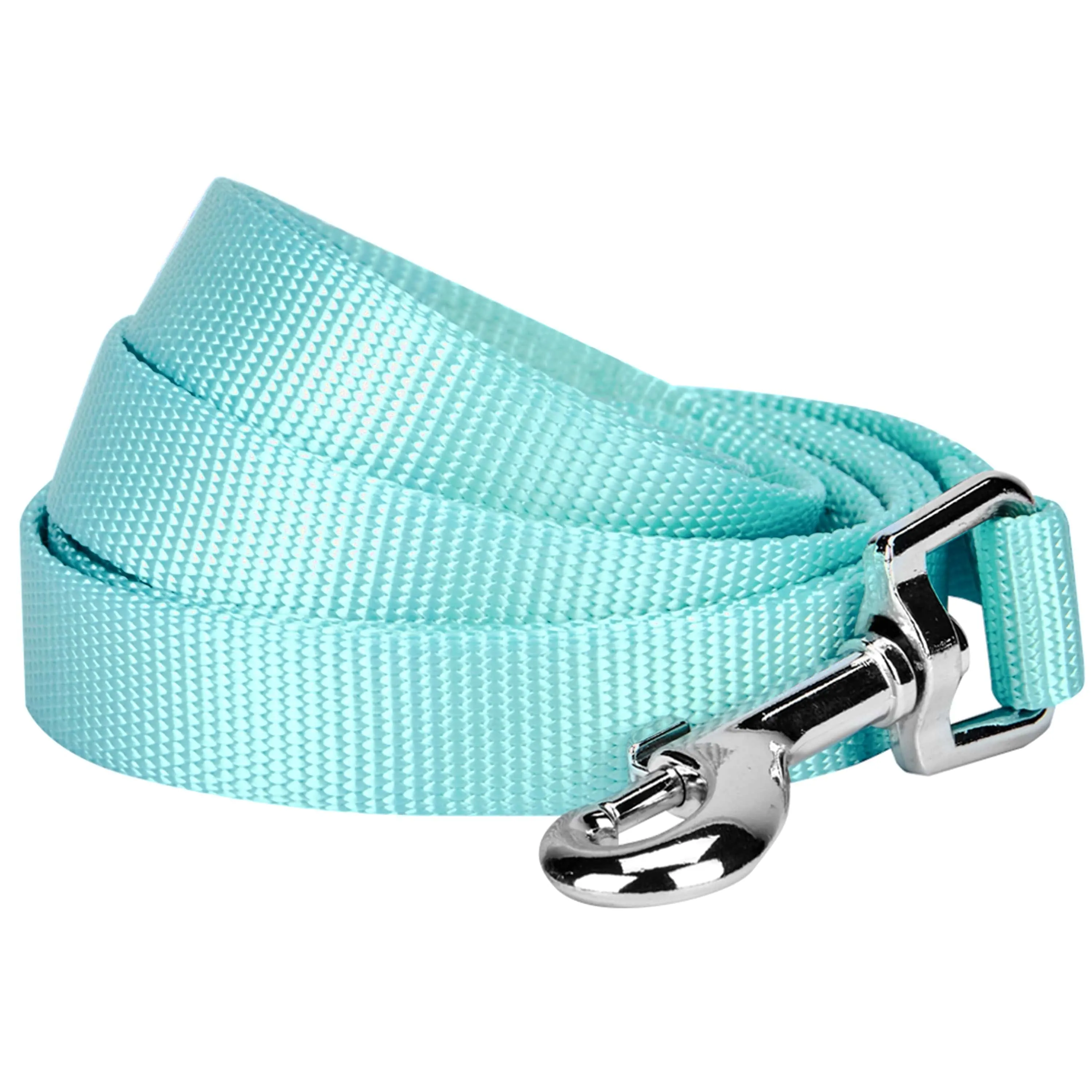 Classic Solid Color Dog Leash, Blue