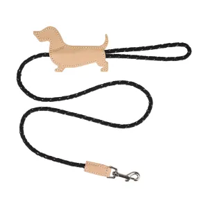 Dachshund Black X Sand  leash