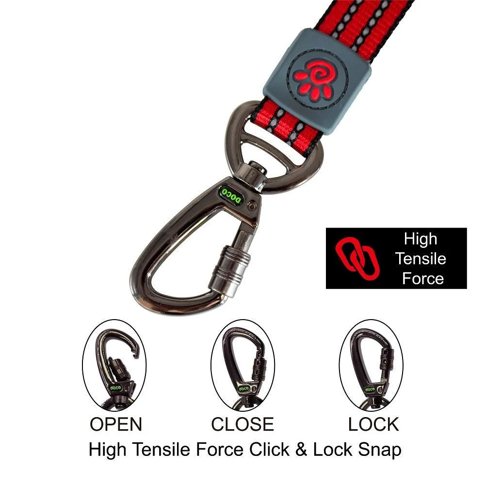 DOCO® VARIO Nylon Dog Leash with Reflective Thread 6ft