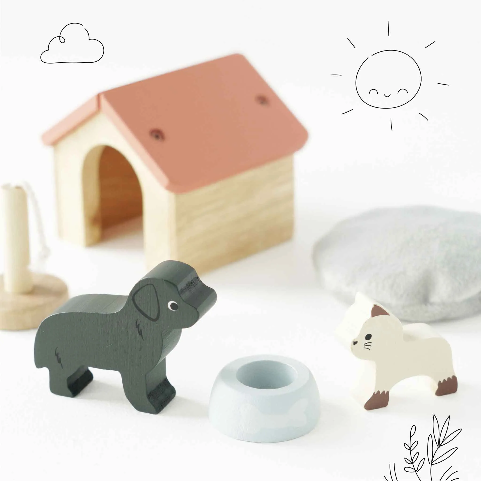 Dolls House Pet Sets