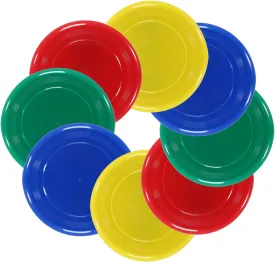 Flying Disc - 9Inch Plastic Flying Disc for Discs Set of 8 Flying Disc Bulk (95 Gram)