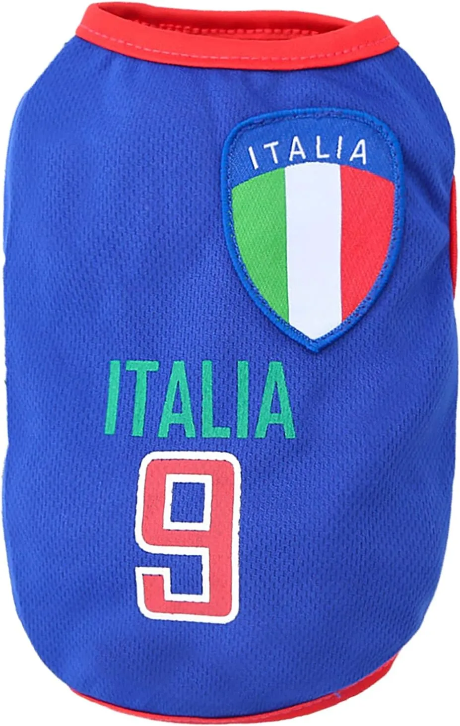 GabeFish Dog World Cup T Shirt Pets Football Jersey Sports Soccer National Team Vest Cat Summer Cool Clothes Apparel Italy 5X-Large