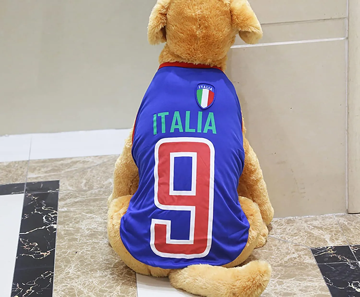 GabeFish Dog World Cup T Shirt Pets Football Jersey Sports Soccer National Team Vest Cat Summer Cool Clothes Apparel Italy 5X-Large