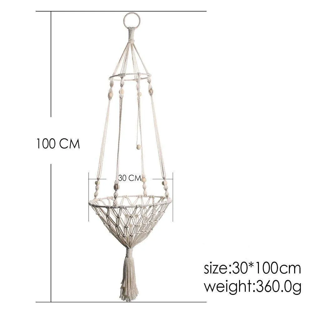 Handwoven Macrame Swing Pet Hammock