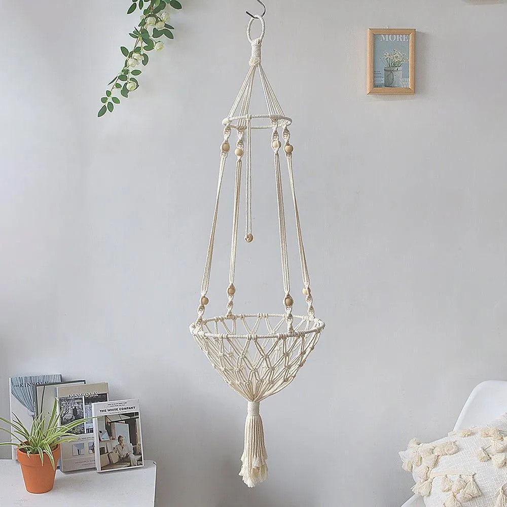Handwoven Macrame Swing Pet Hammock