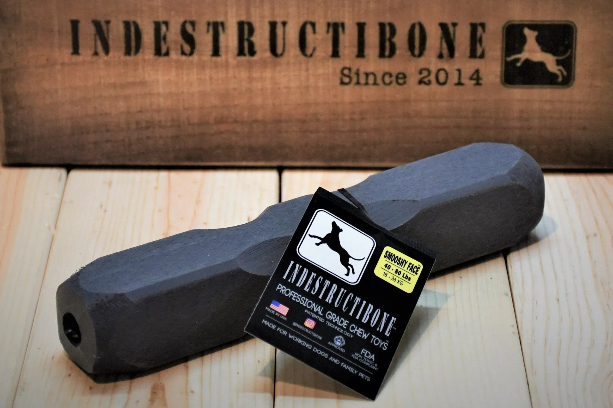 Indestructibone Professional Grade Smooshy Face 3 Pack - For dogs 40-80 lbs.