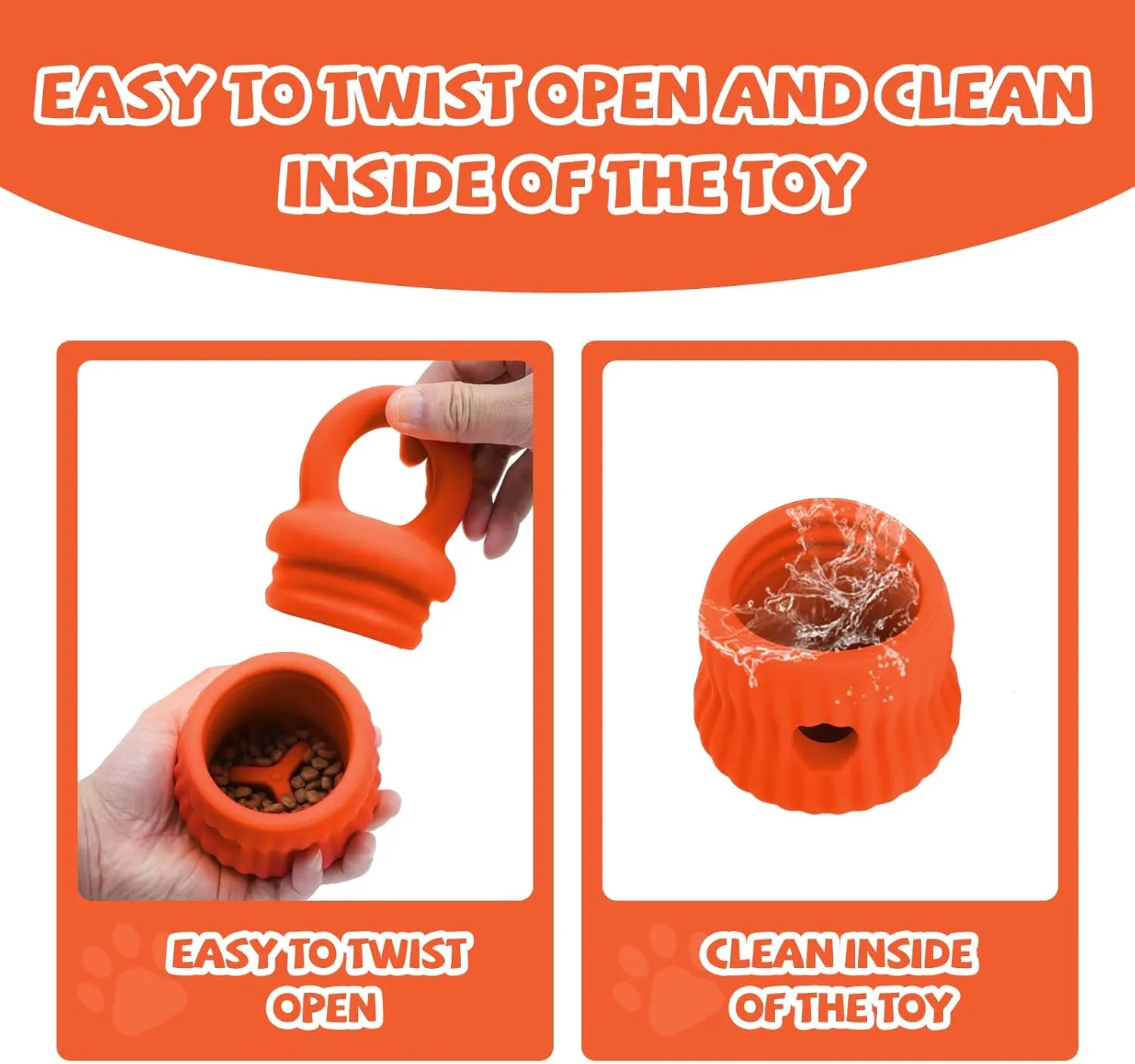 Interactive Dog Chew Toys,Pet Toys,Dog Slow Feeder,Dogs Puzzle Toy,Anxiety Stress Relief,Prevent Digestive Issues