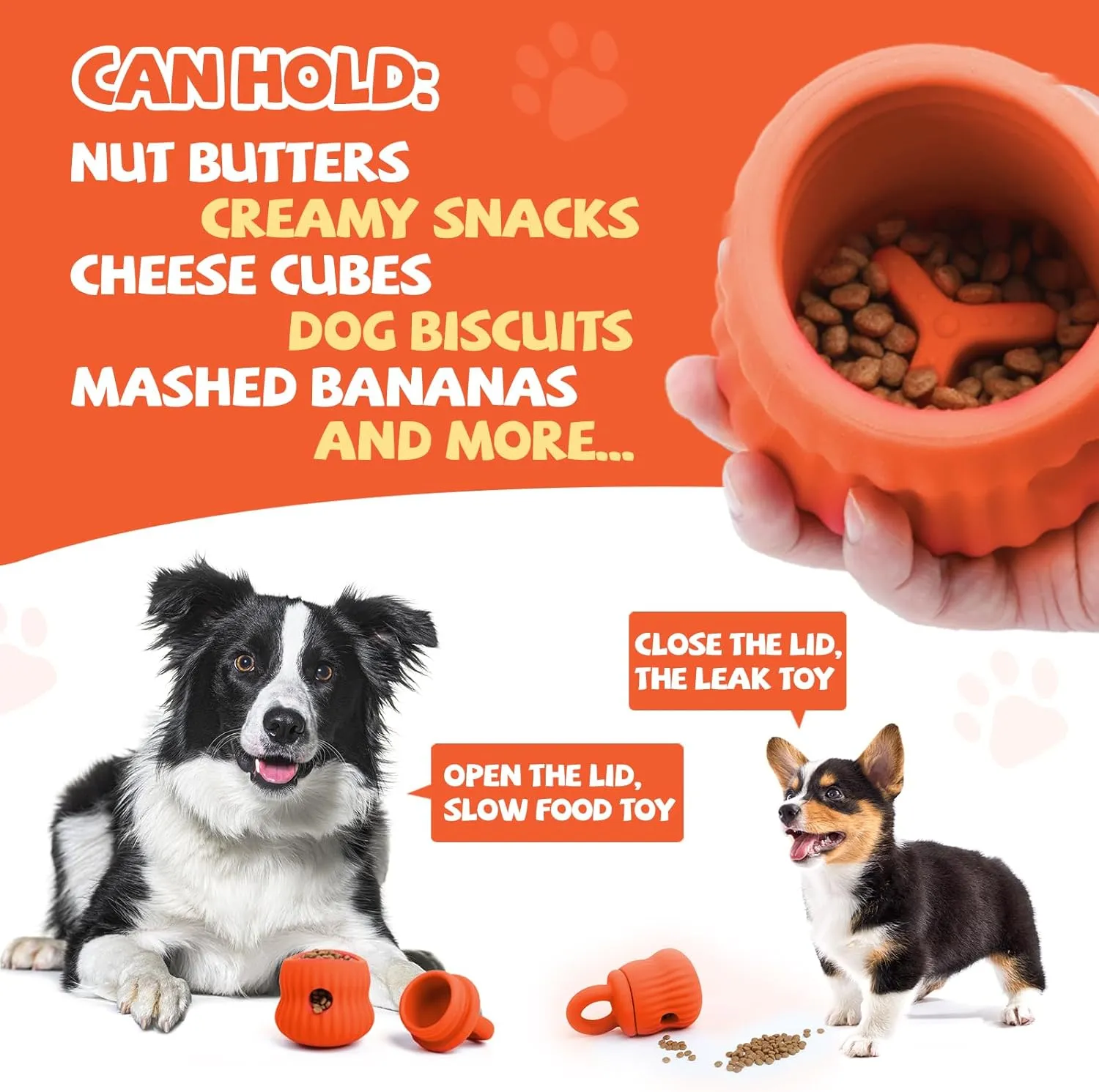 Interactive Dog Chew Toys,Pet Toys,Dog Slow Feeder,Dogs Puzzle Toy,Anxiety Stress Relief,Prevent Digestive Issues