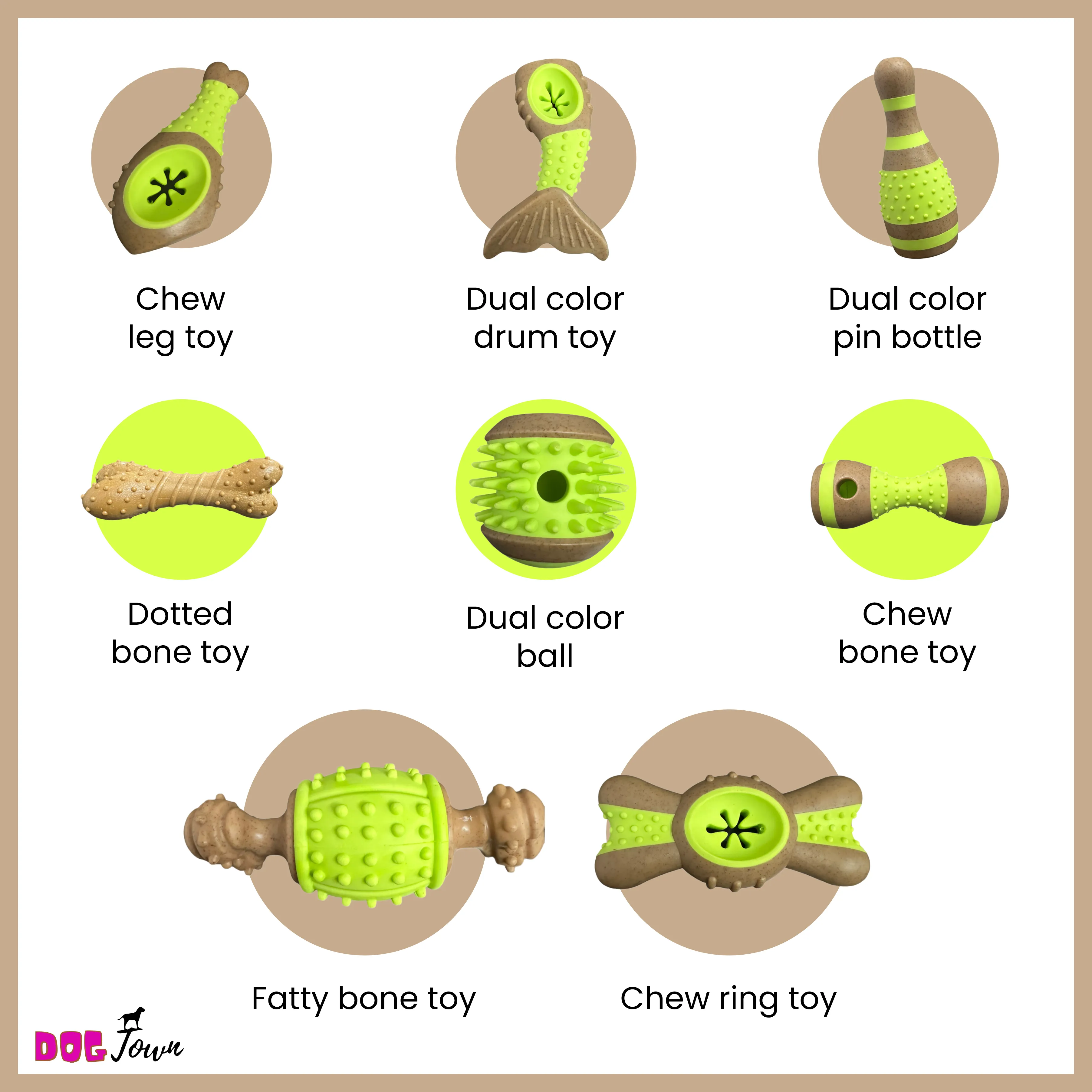 Interactive Squeaky TPR Rubber Ball with Horn Toy (Color May Vary)