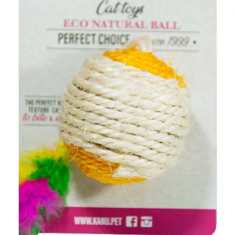 Kanu Pet Fiber Ball  Cat Toy