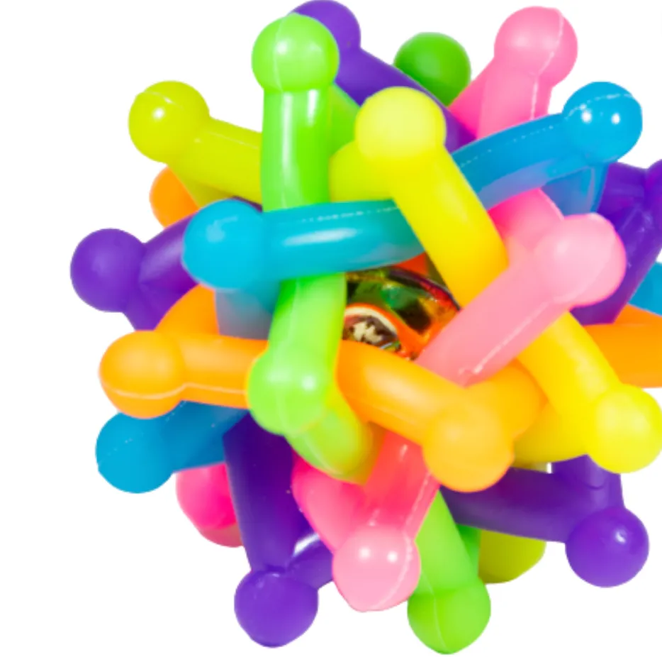 Kanu Pet Rubber Knot Weave Ball Dog Toy