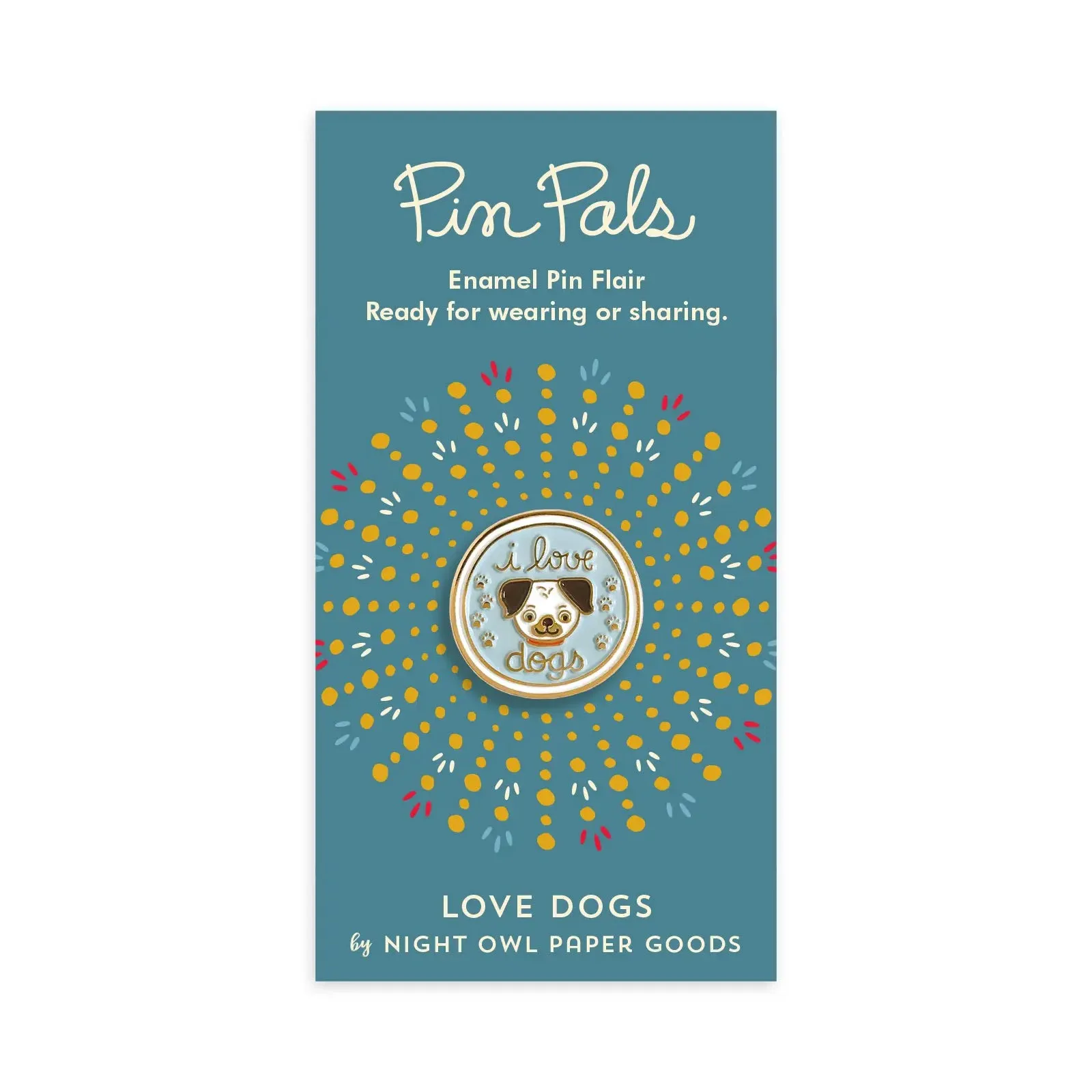 Love Dogs Enamel Pin