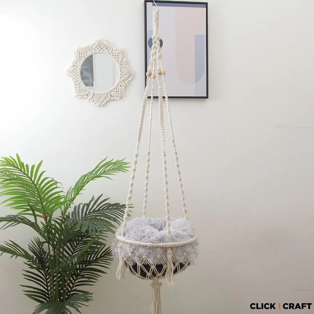 Macrame Cat Hammock