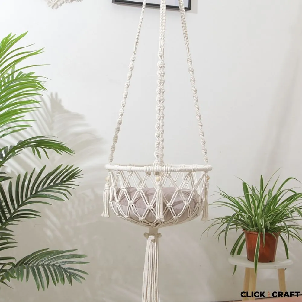 Macrame Cat Hammock