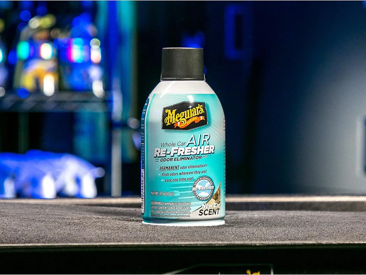 Meguiar's G16402 Whole Car Air Re-Fresher Odor Eliminator Mist, New Car Scent, 2 Fluid Ounces
