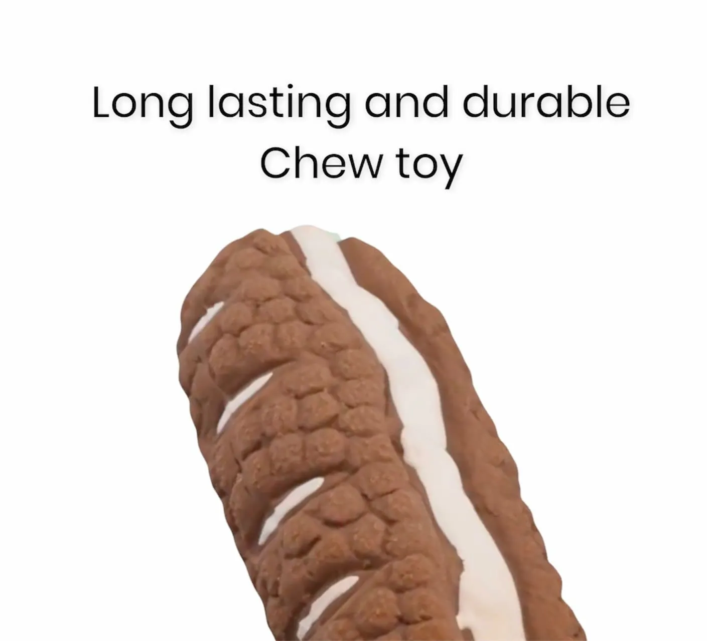 Milk Bread Shaped Chew Toy
