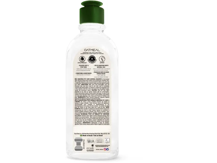 OATMEAL PET SHAMPOO AMAZÔNIA PET CARE 500 ml