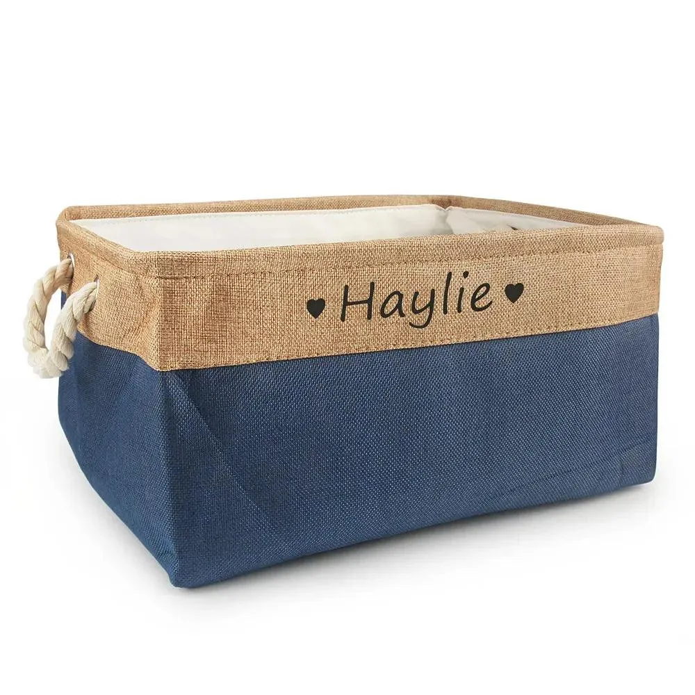 Personalized Pet Toy Basket