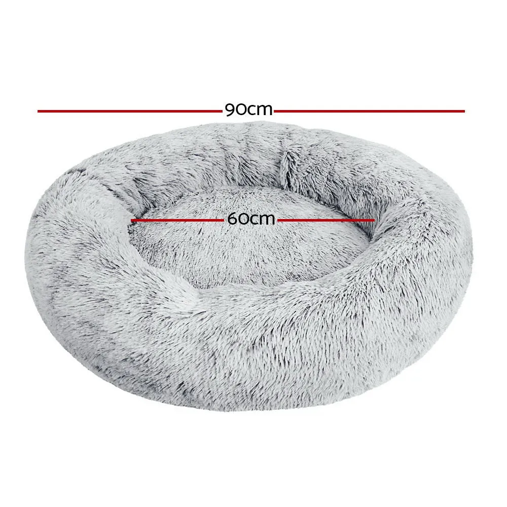 Pet Bed Dog Bed Cat Large 90cm Charcoal
