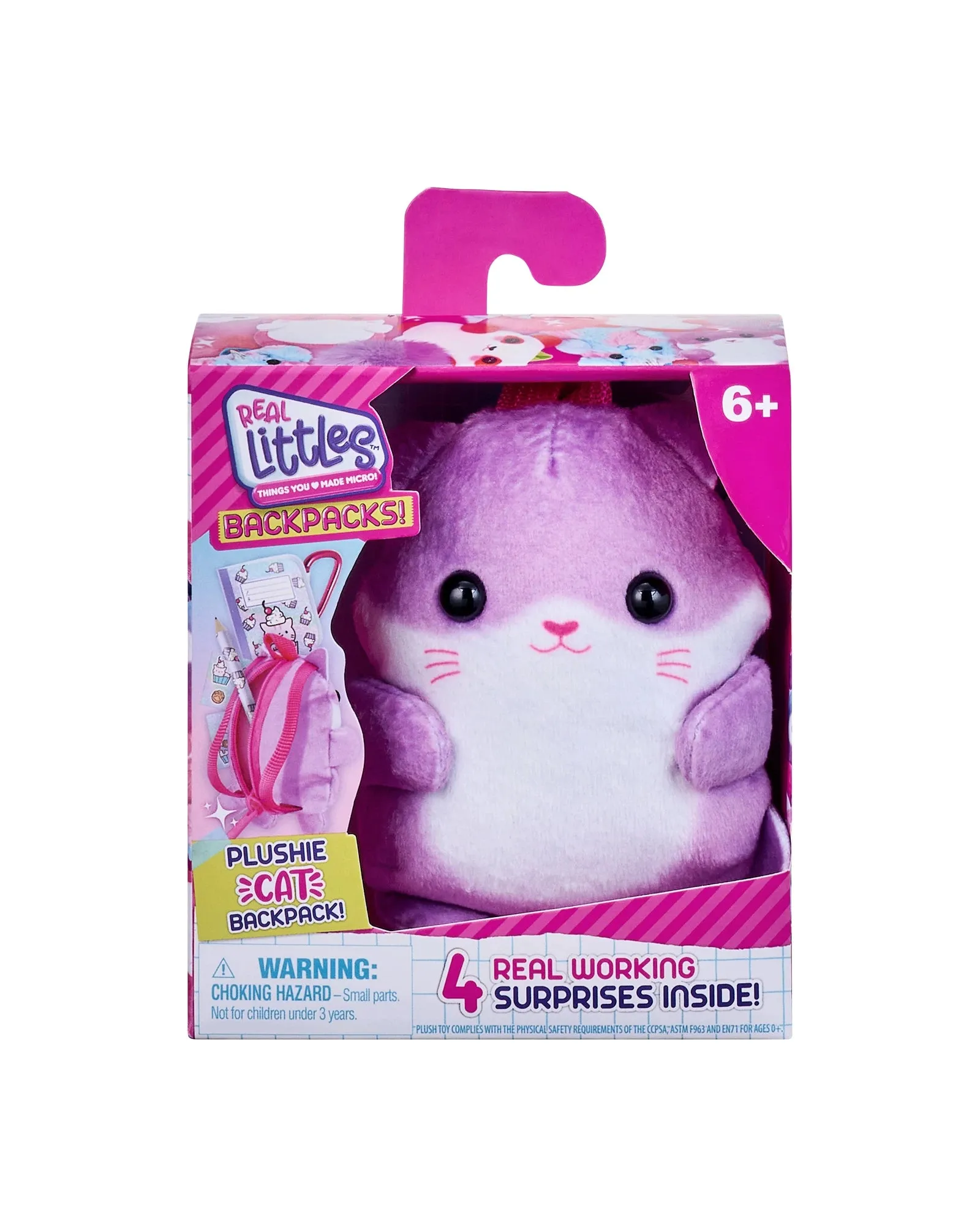 Real Littles S7 Plushie Pet Backpack Single Pack - Assorted