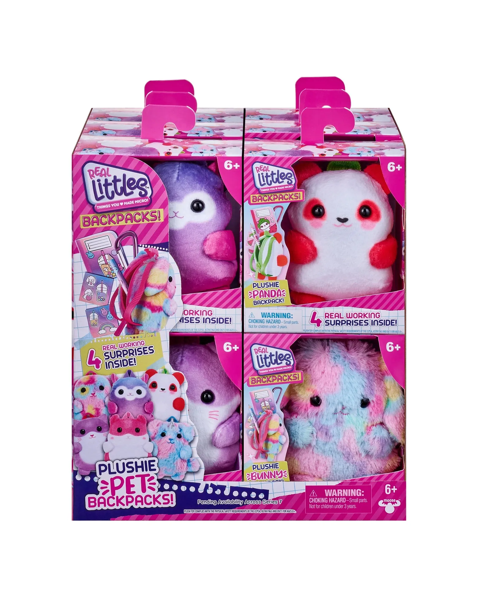 Real Littles S7 Plushie Pet Backpack Single Pack - Assorted