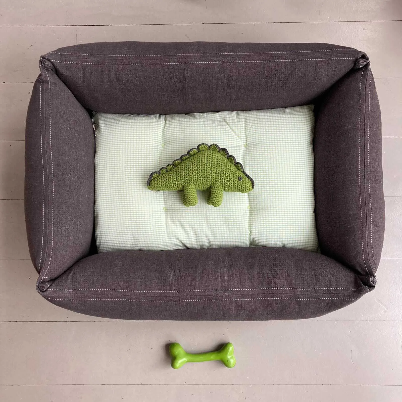 Rubber Bone Dog Toy