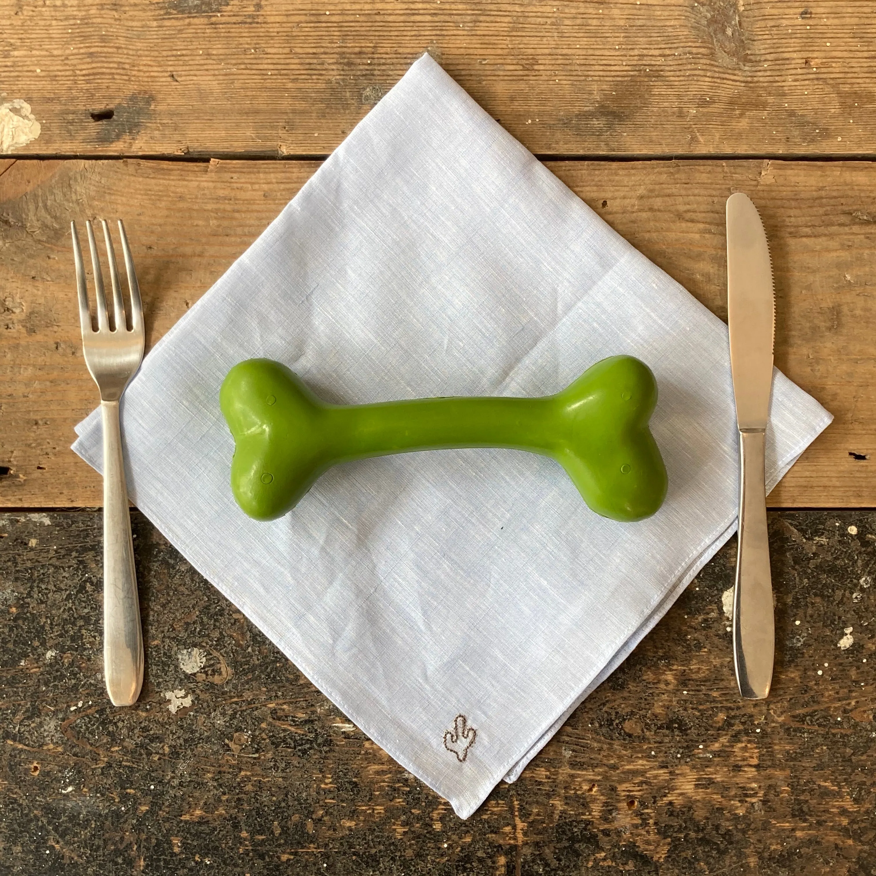 Rubber Bone Dog Toy