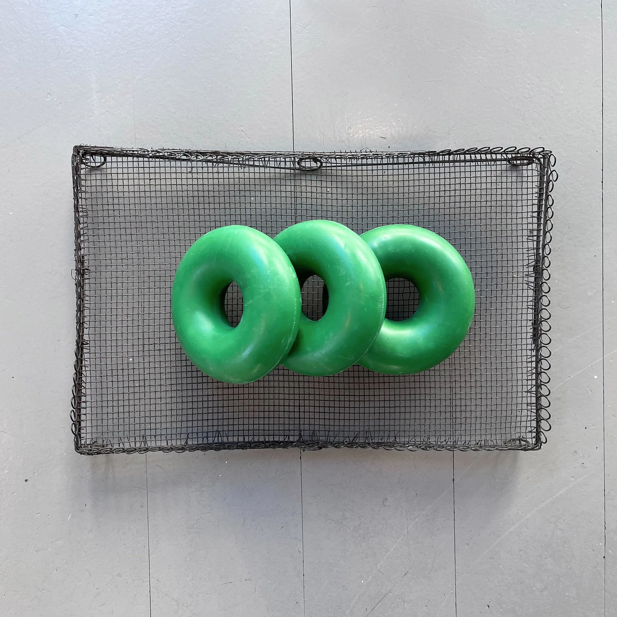 Rubber Doughnut Dog Toy