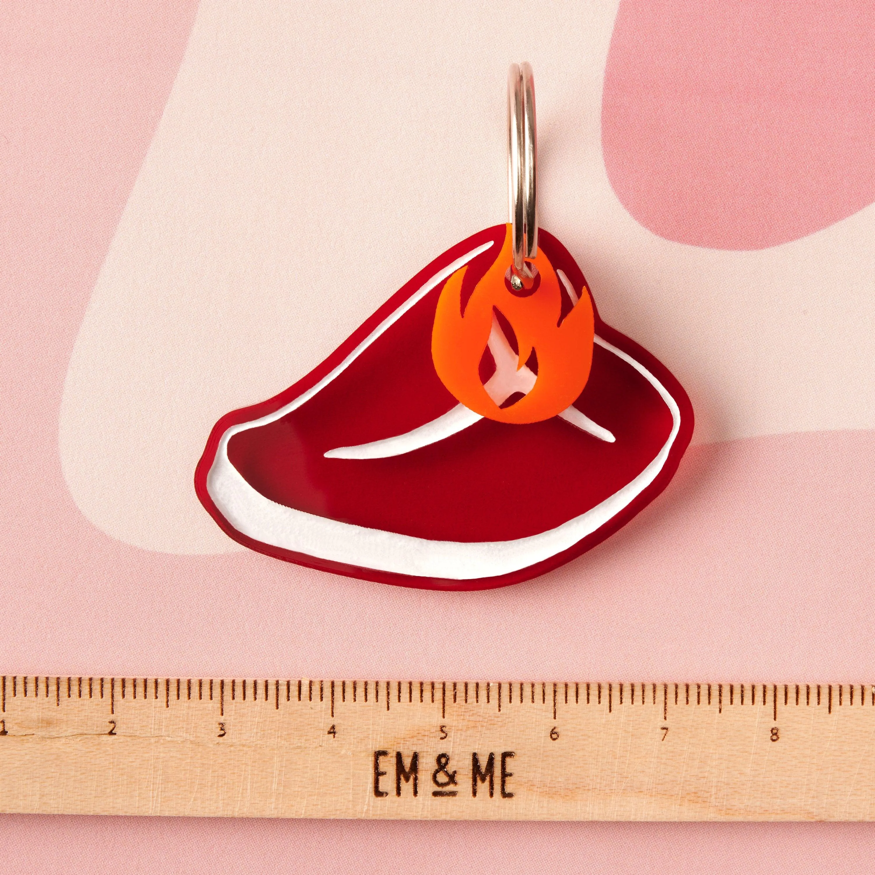 T-Bone Steak Personalized Pet Tag