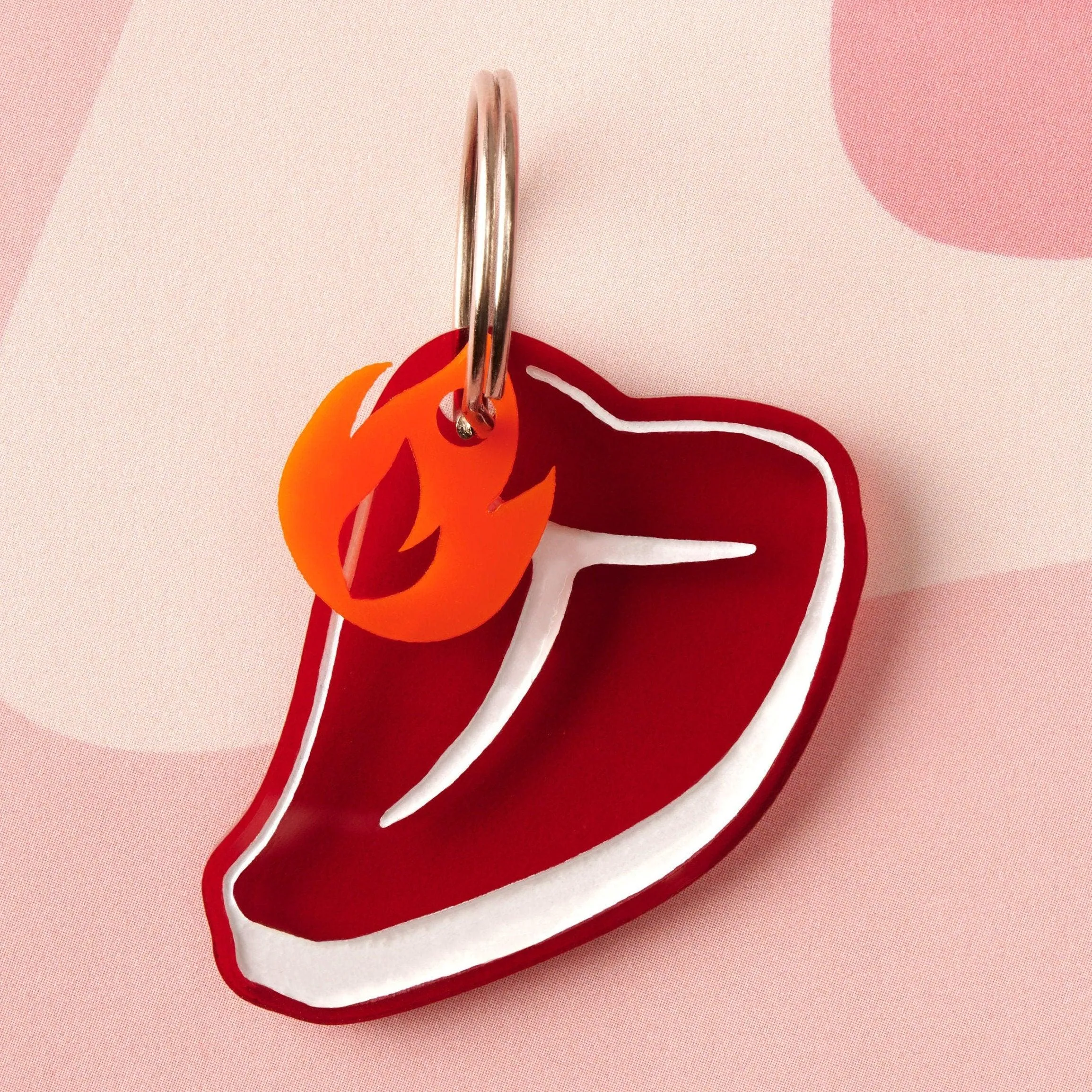 T-Bone Steak Personalized Pet Tag