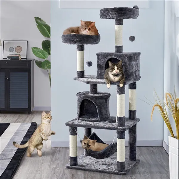 Yaheetech 62.5'' H Cat Tree Cat Tower