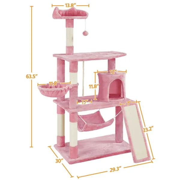 Yaheetech 63.5in Extra Large Cat Tree