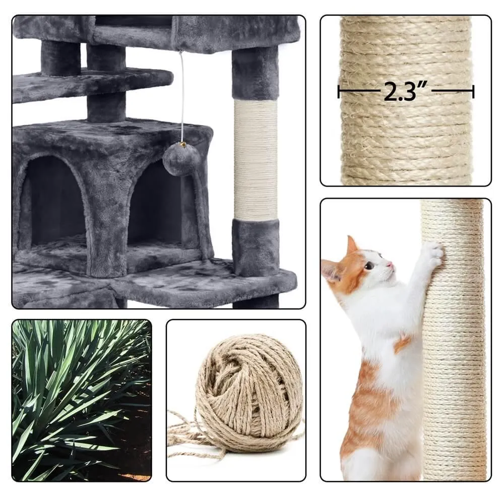 Yaheetech Cat Tree 54 Inch