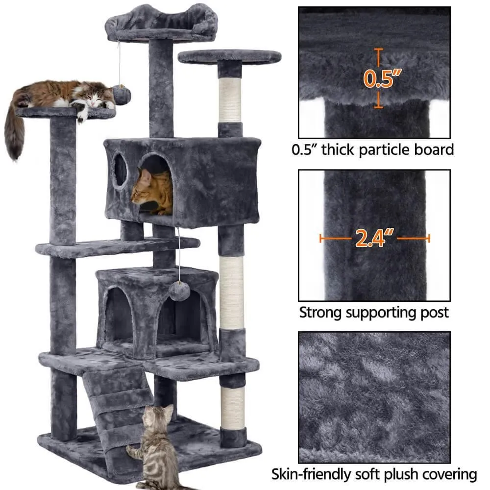 Yaheetech Cat Tree 54 Inch